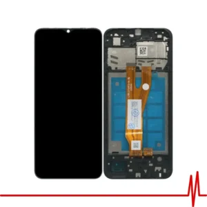 lcd display samsung a03 core withe frame